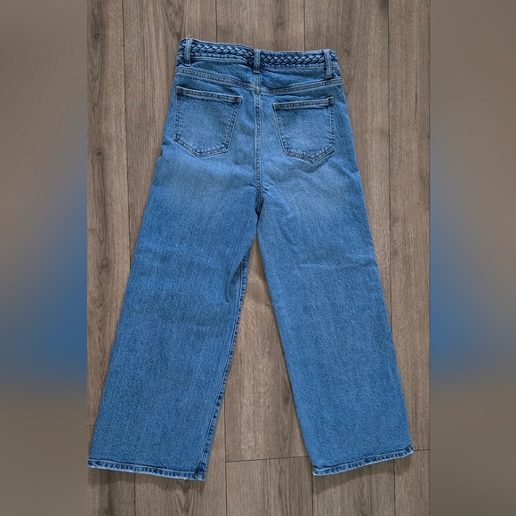 Habitual Jeans 4/27 With Braided Details  On Waist -Wide Leg Ankle . - Picture 2 of 9